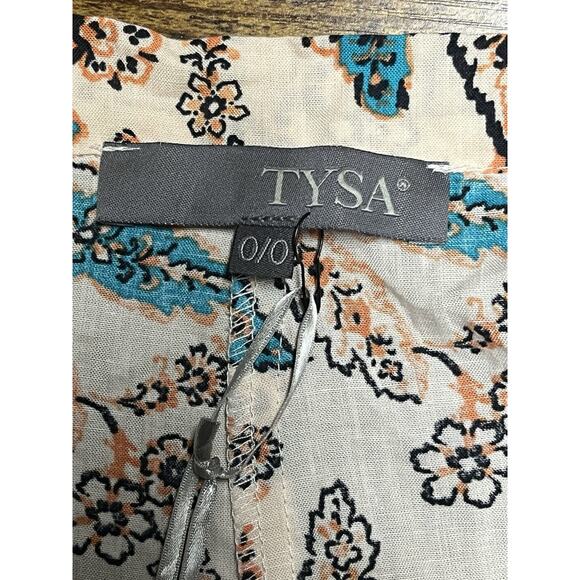 Tysa Romper Womens 0 XS/S Crop Ikat Tie Straps Boho Jumper One Piece Rel… - Picture 6 of 12